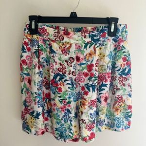 H&M Floral Summer Shorts Size 6